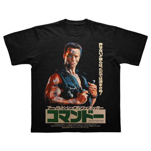 Japanese Thrift Find: The Commando Movie Promotion Shirt